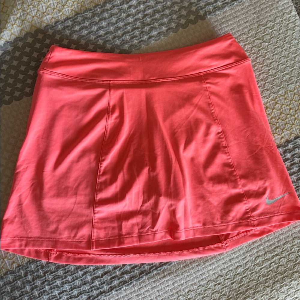 Coral Pink Nike DryFit Golf Skort